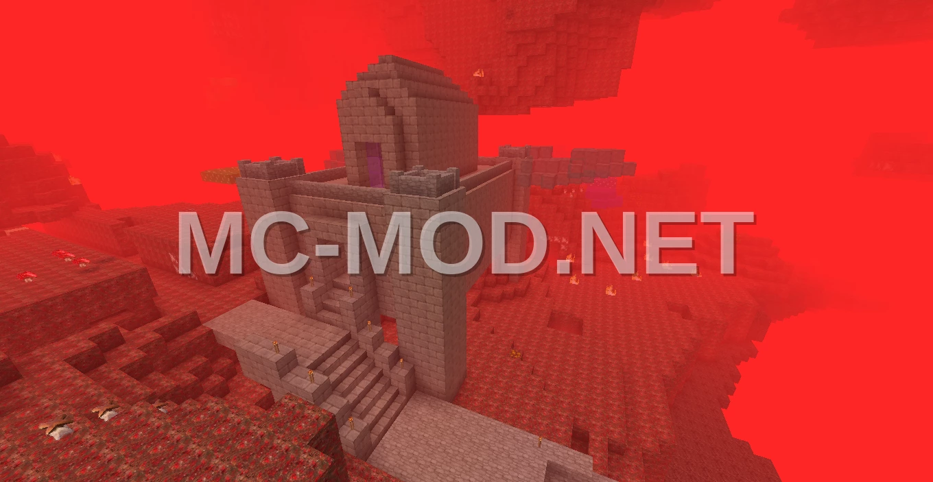 Compact Nether Portal Hub