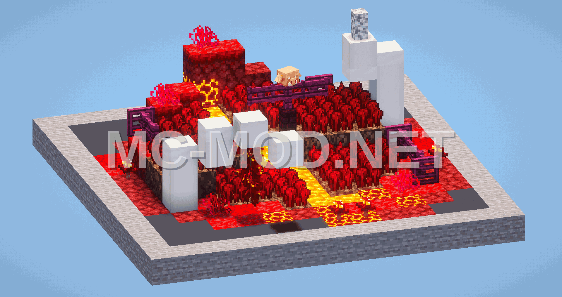 Nether Wart Farm Schematic