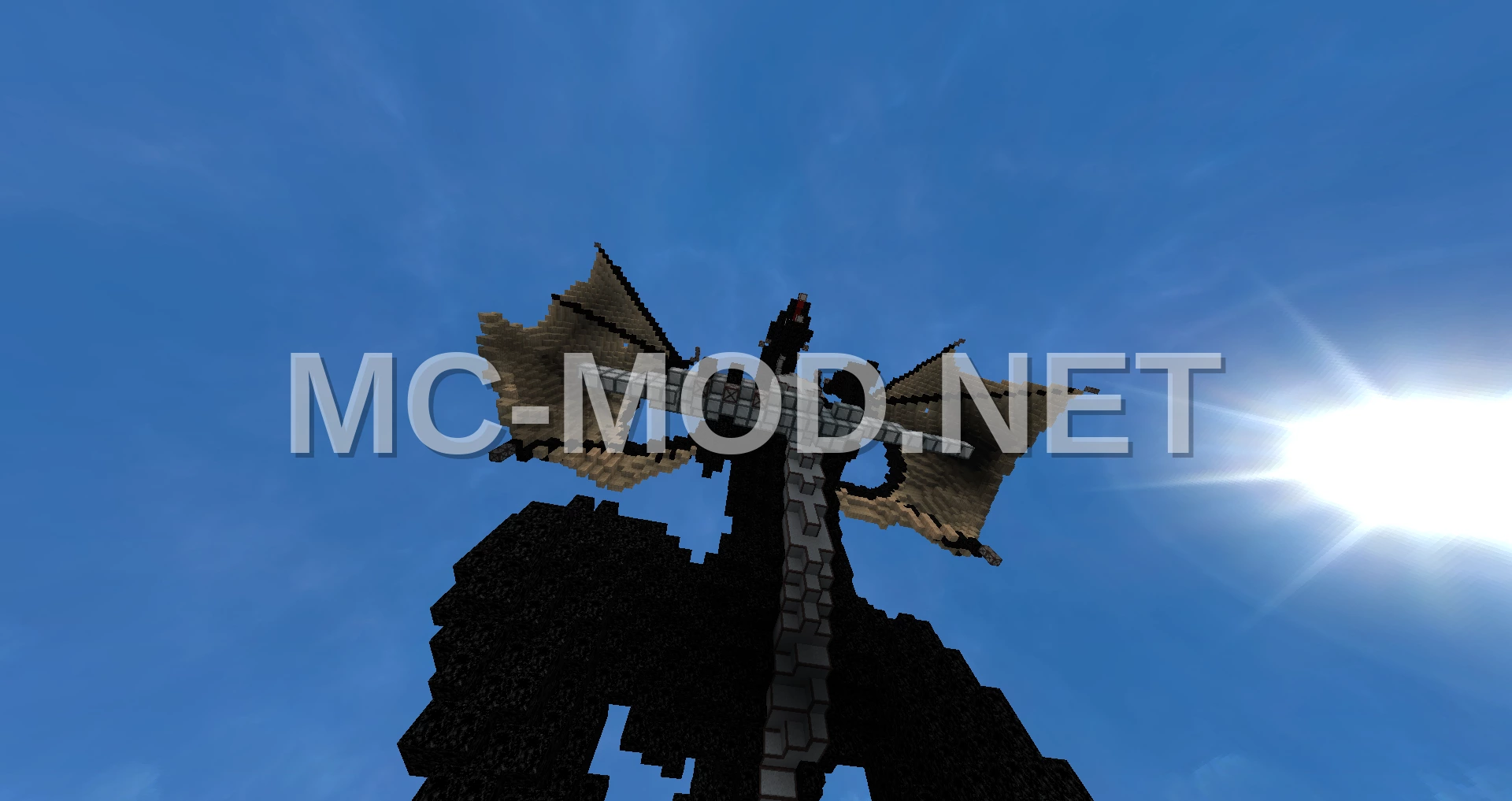 Obsidian Dragon Statue