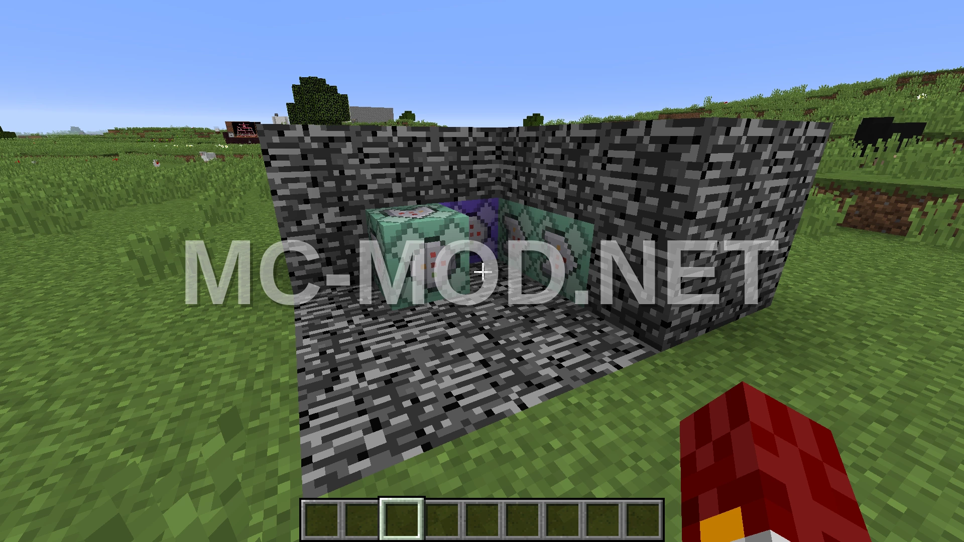 Obtain Bedrock in Survival