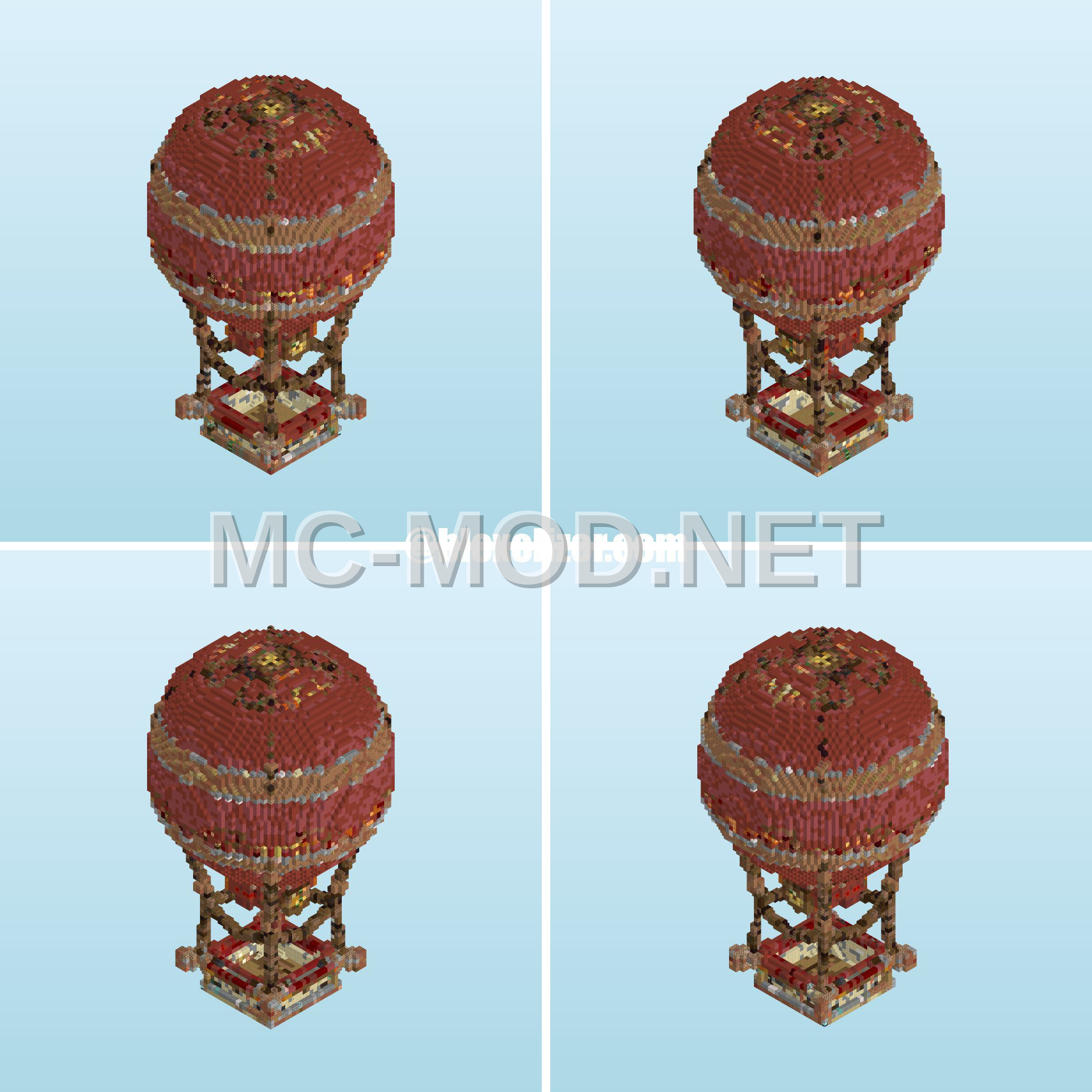 Pandaren Style Hot Air Balloon