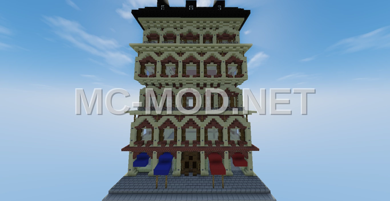 Parisian Apartments with Shops and Garden