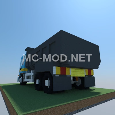 Pixel Art Dump Truck