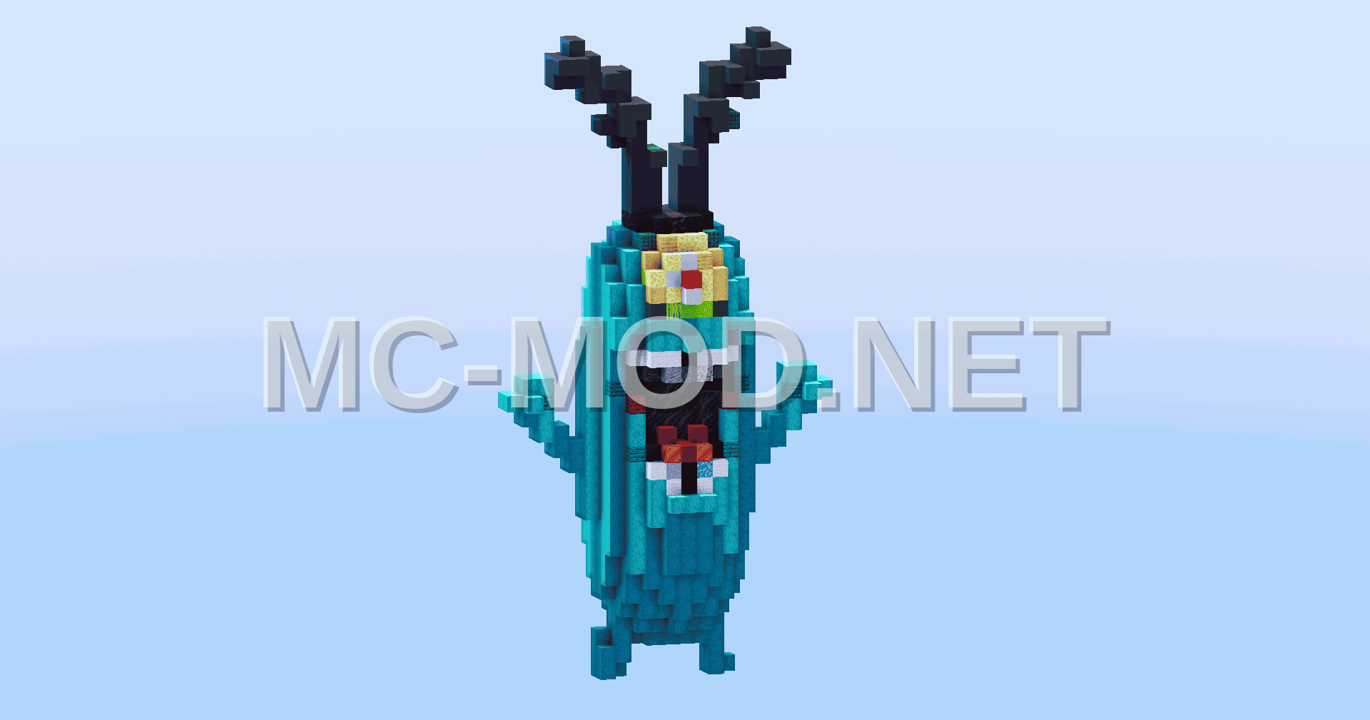 Plankton From Spongebob Minecraft Build