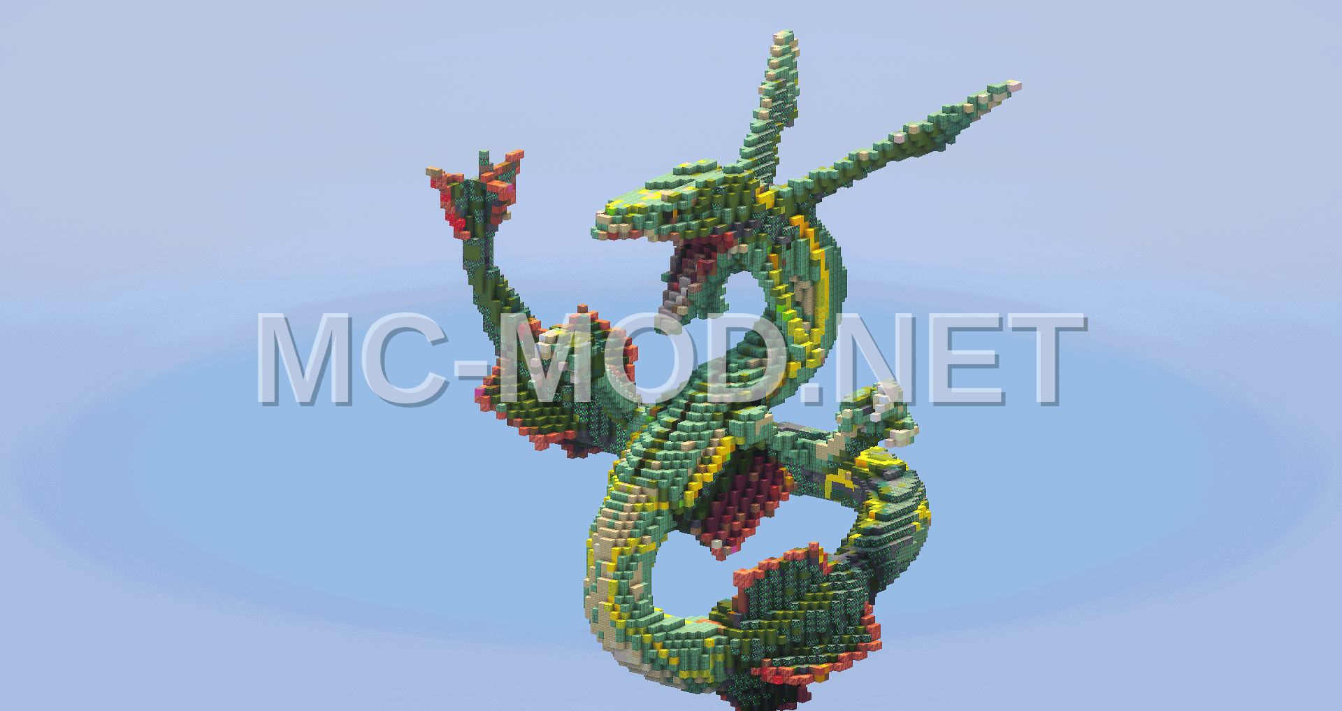 Pokemon Rayquaza Statue