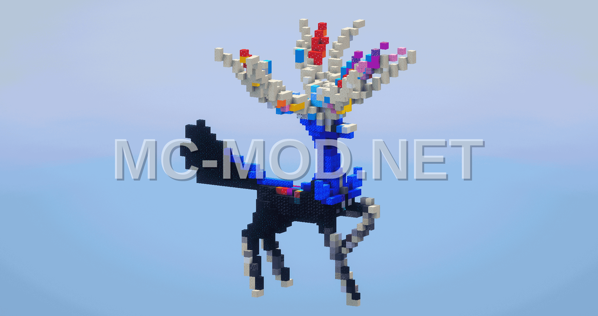 Pokemon Xerneas Statue