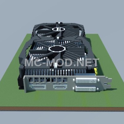 Radeon RX 470 Graphics Card Pixel Art