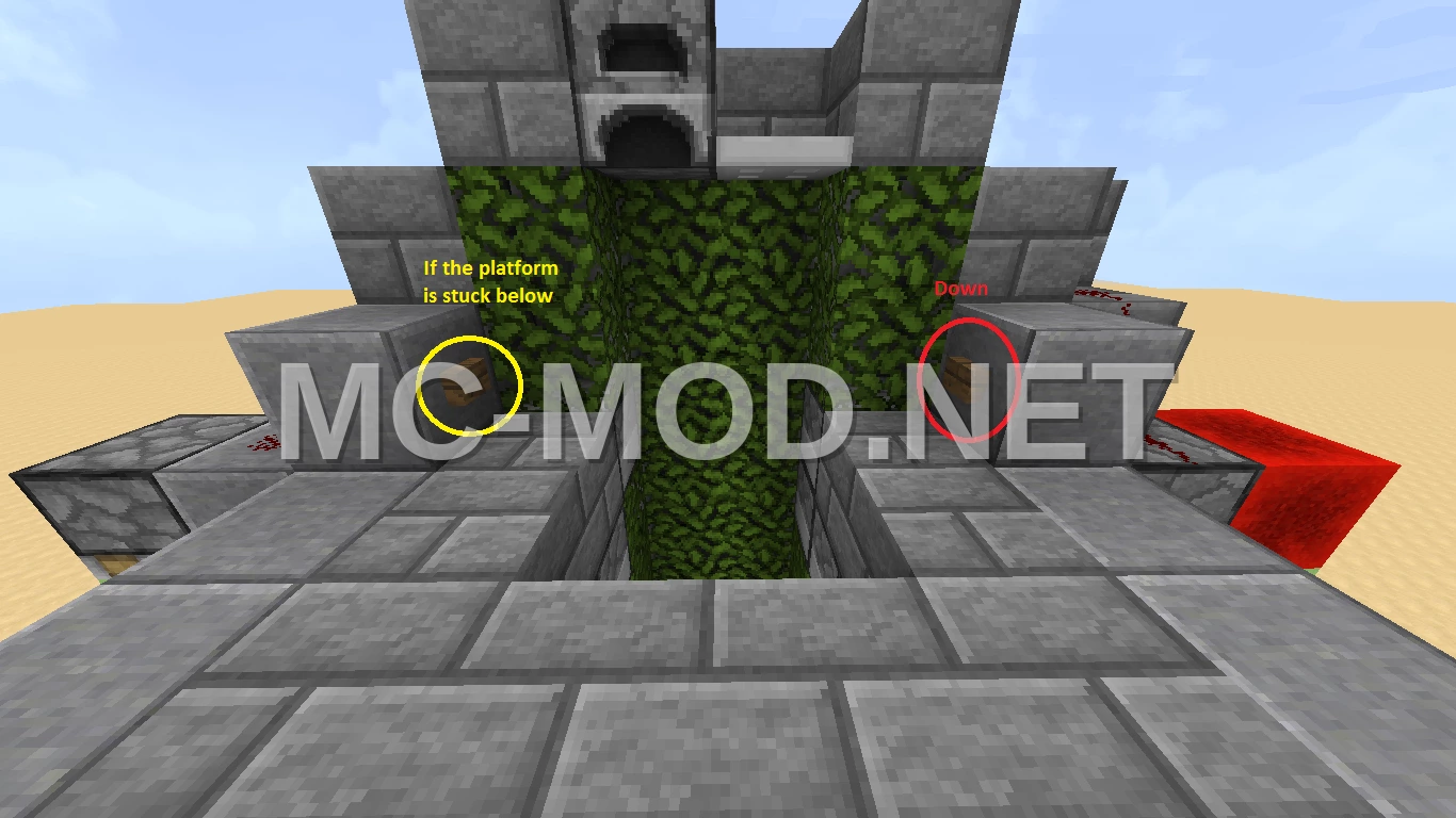 Redstone Elevator Schematic