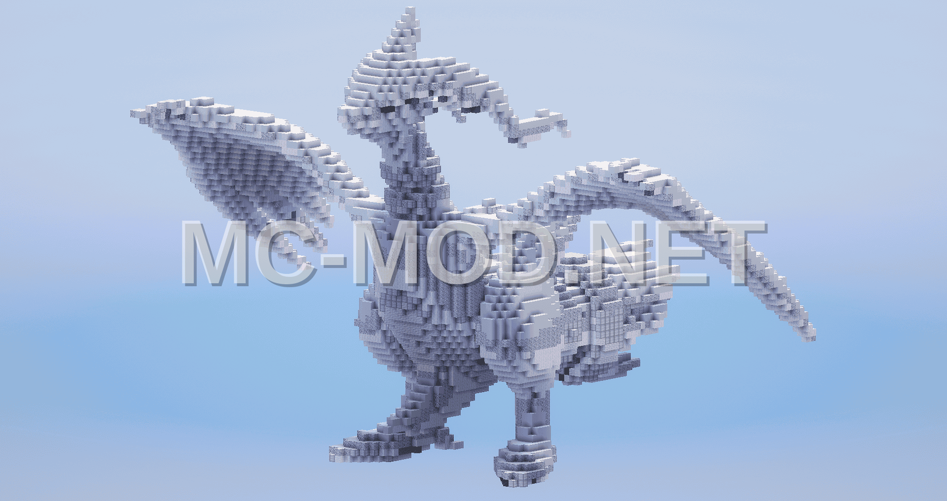 Reshiram Pokemon Statue