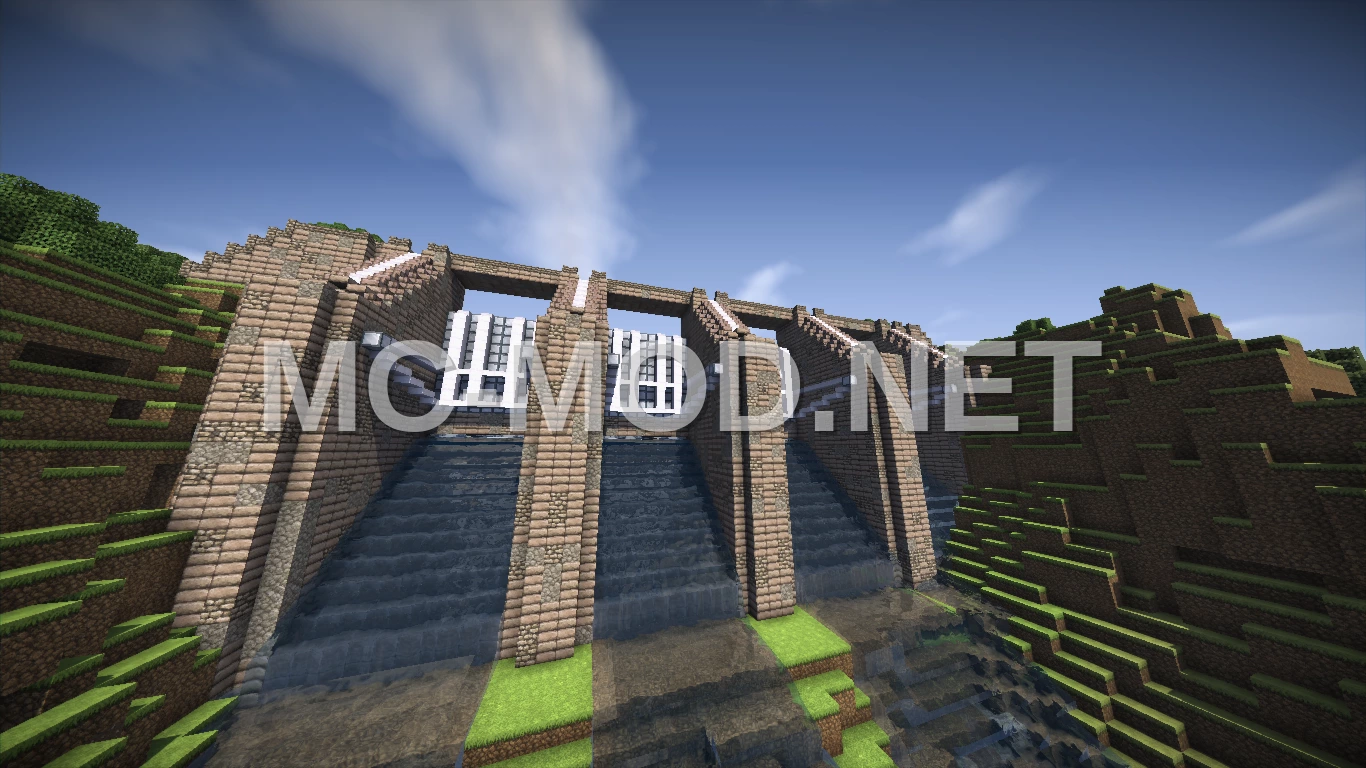 River Dam Structure