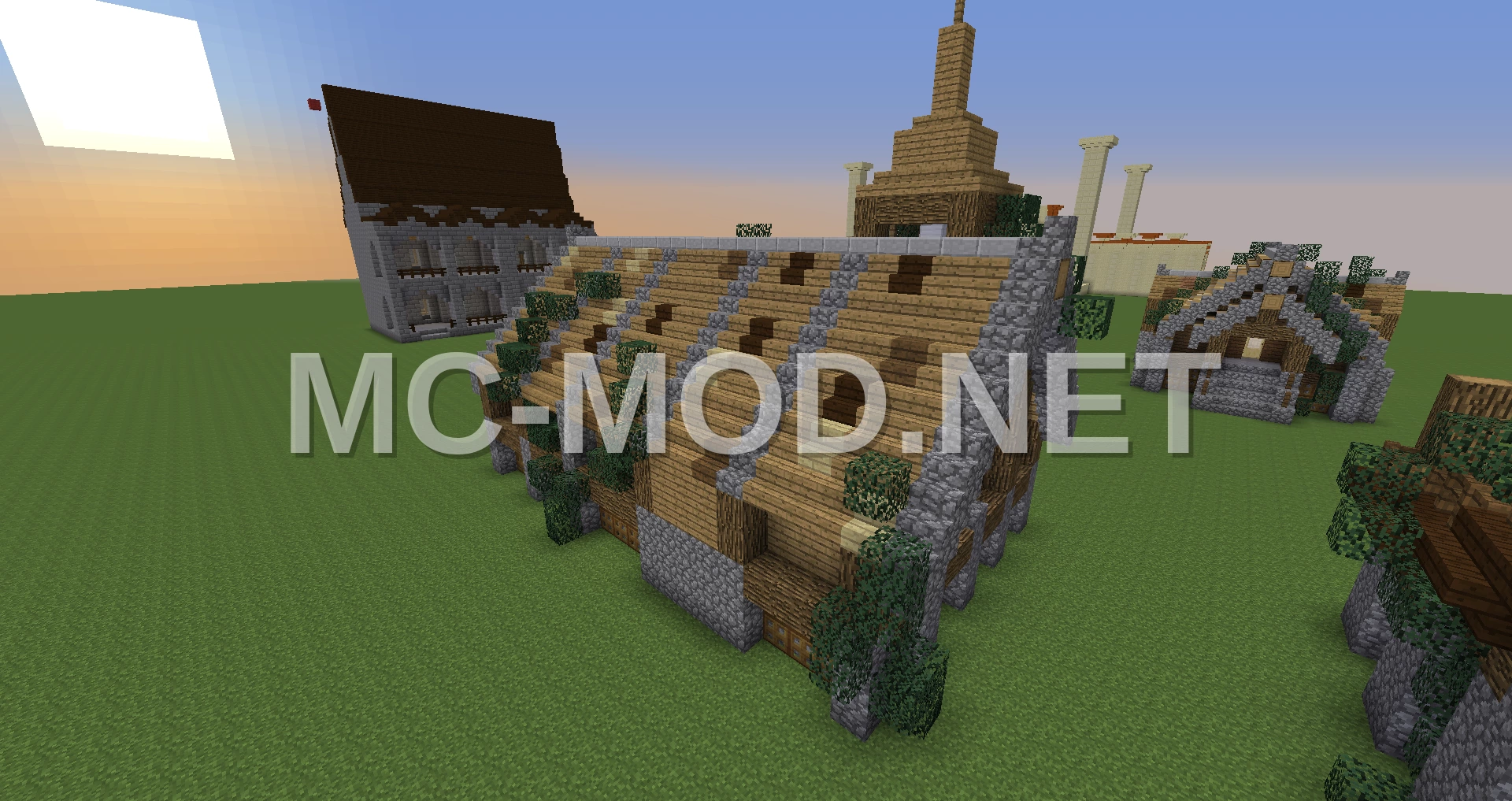 Rustic Village Church With Bell Tower