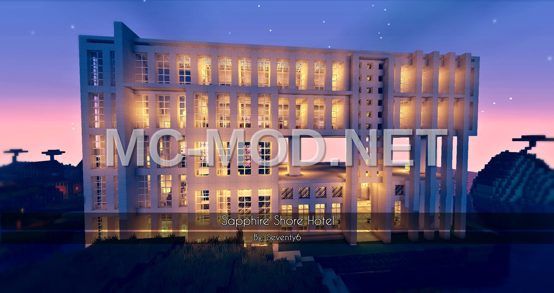 Sapphire Shore Hotel Modern Town Building