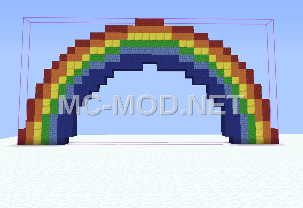 Simple Rainbow Pixel Art