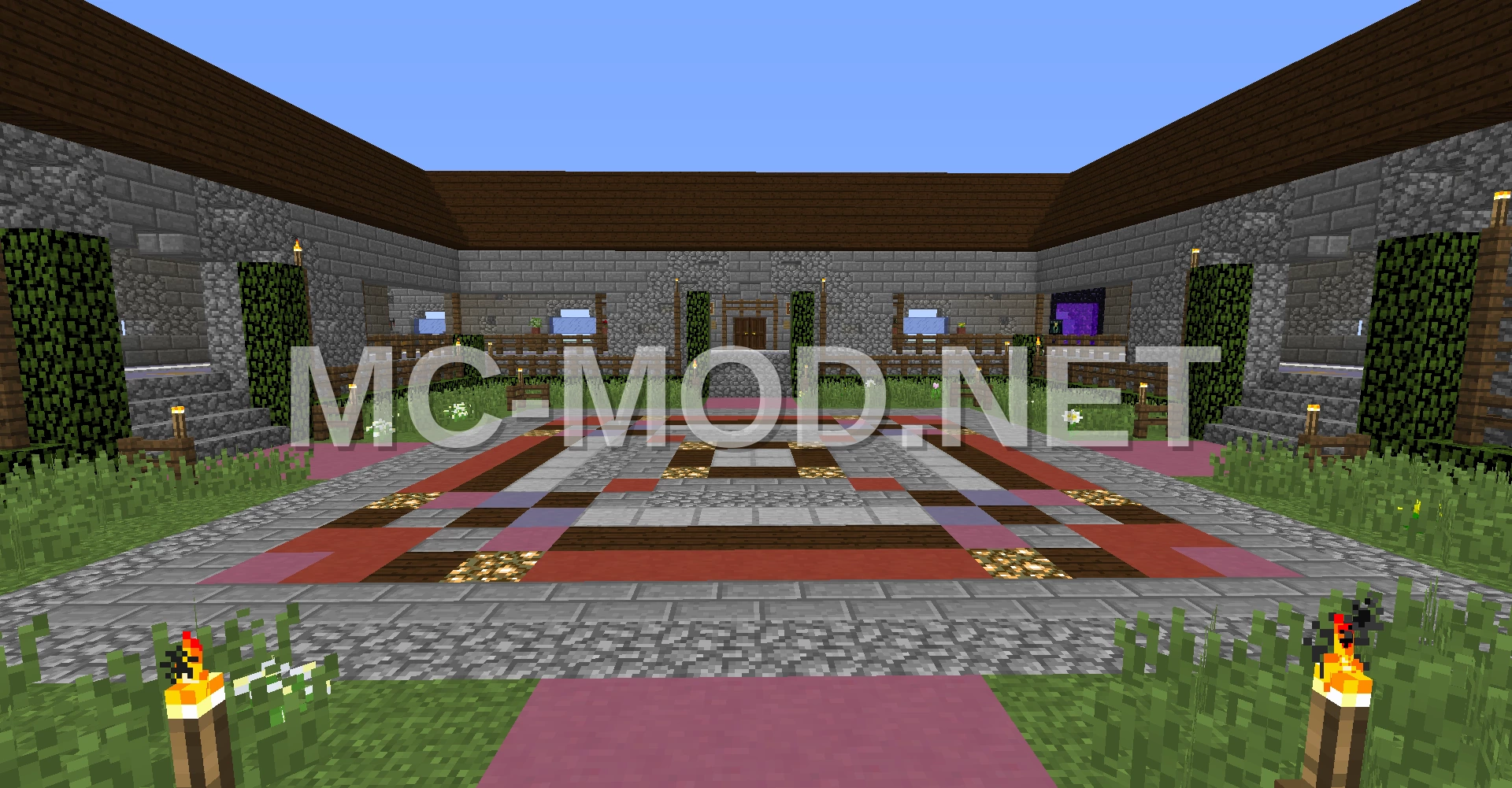 Simple Spawn Hub With Farm and Portal Rooms