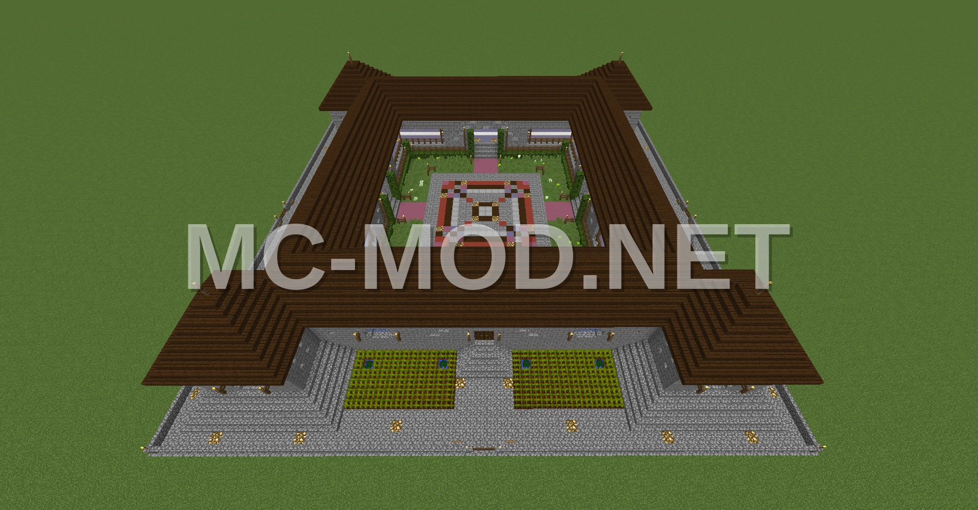 Simple Spawn Hub With Farm and Portal Rooms