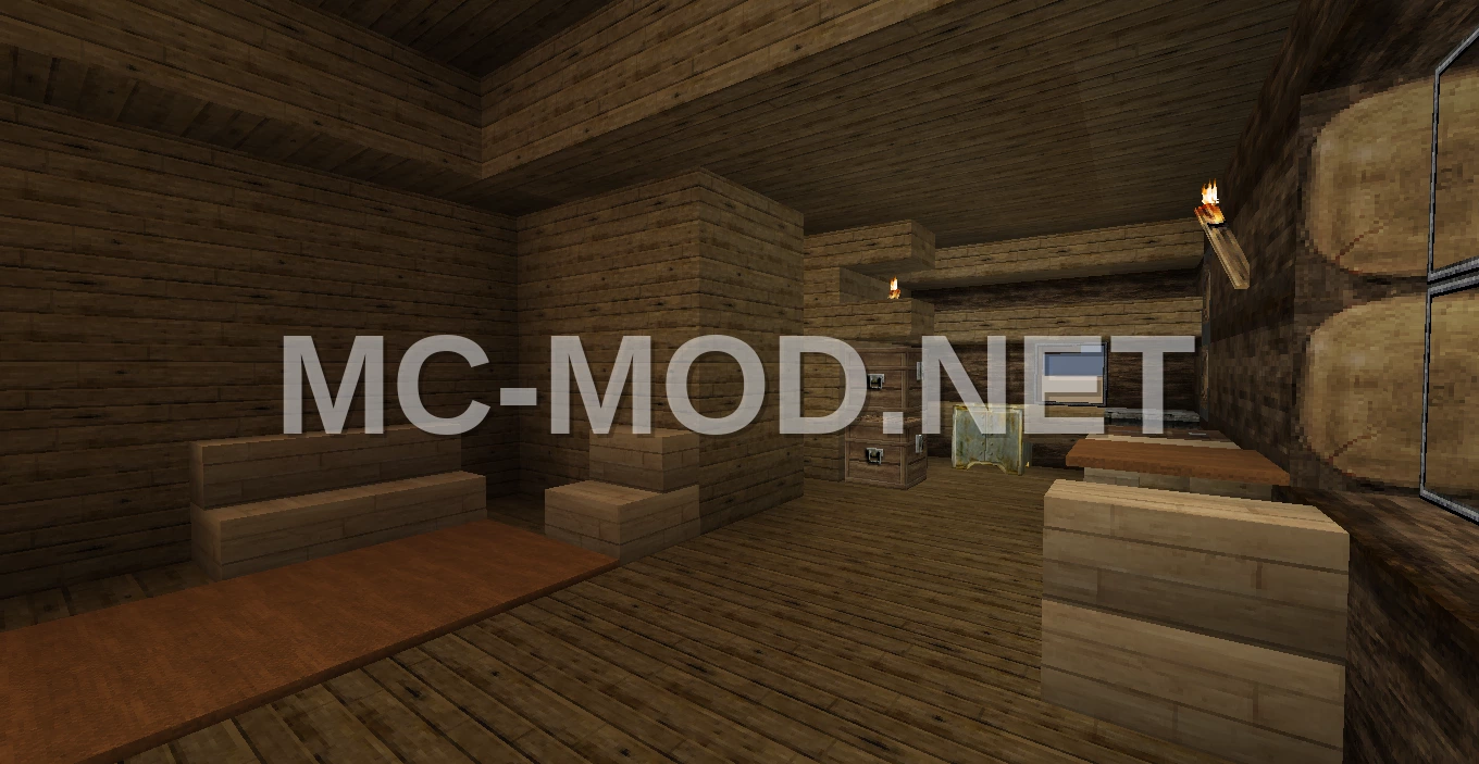 Small Furnished Log Cabin