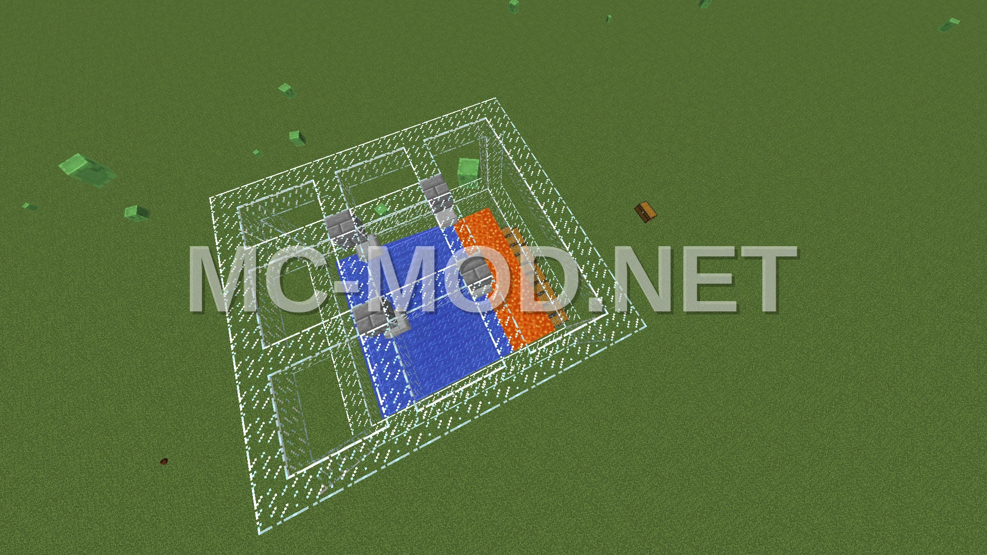 Small Iron Golem Grinder with Spawners