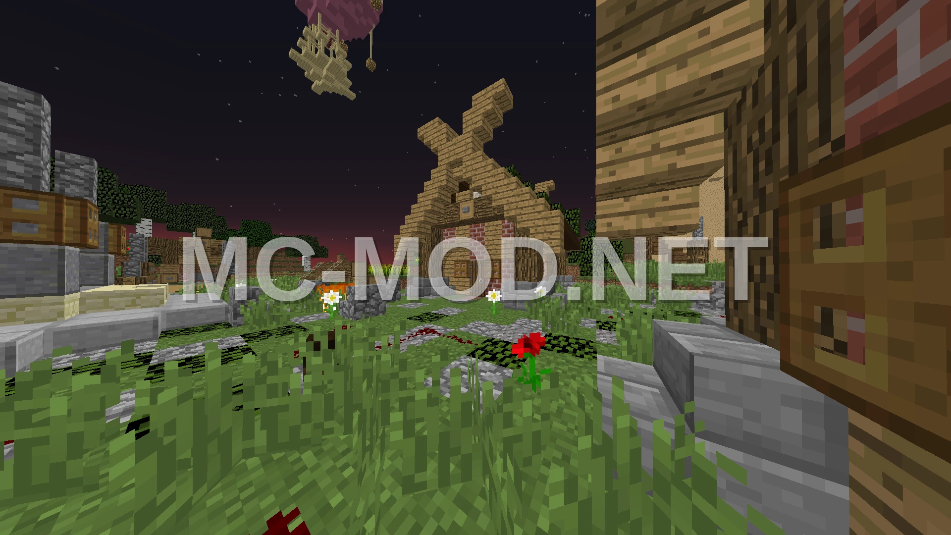 Small Medieval House With Dirt Accents