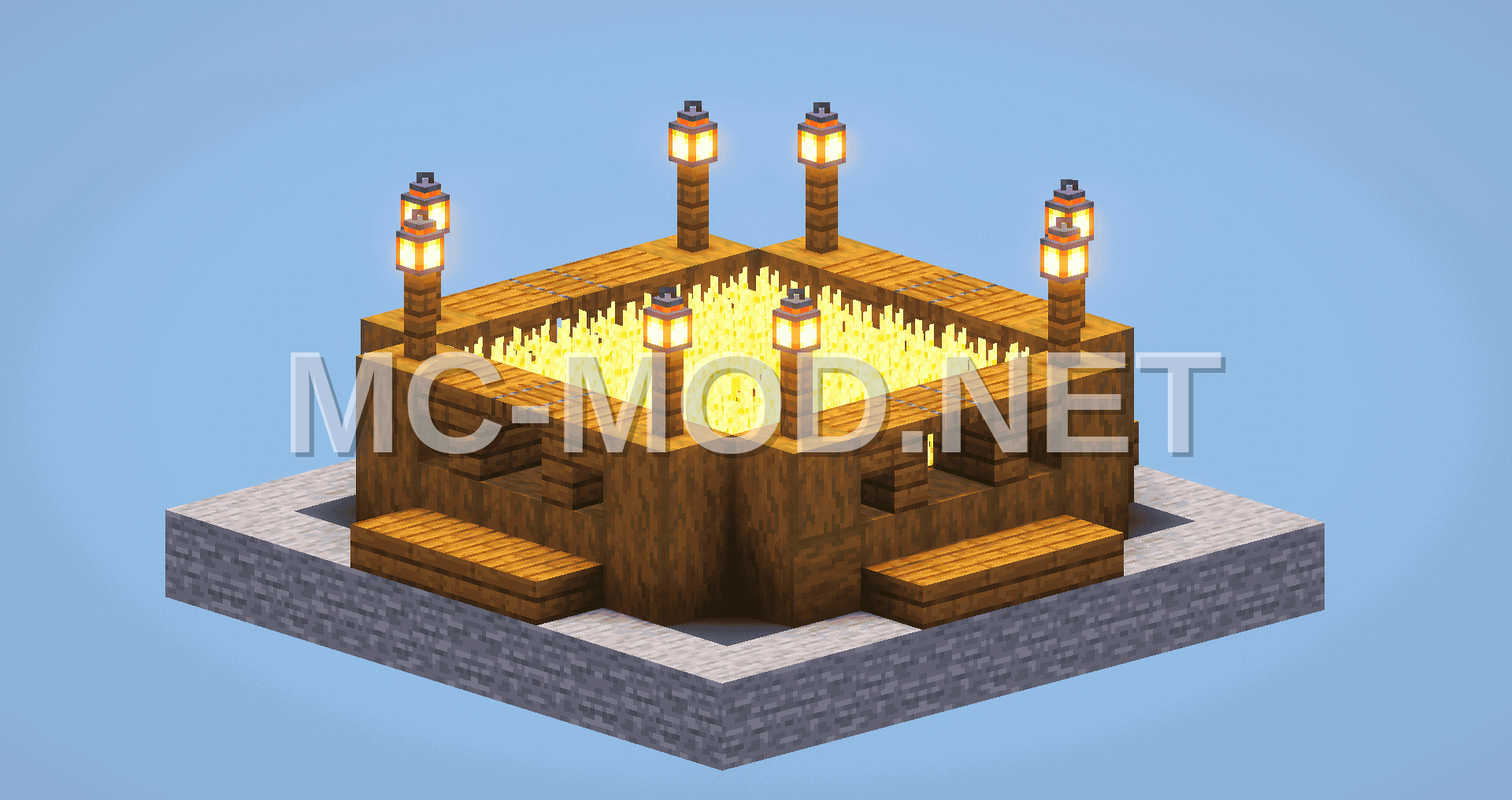 Small Rustic Wheat Farm
