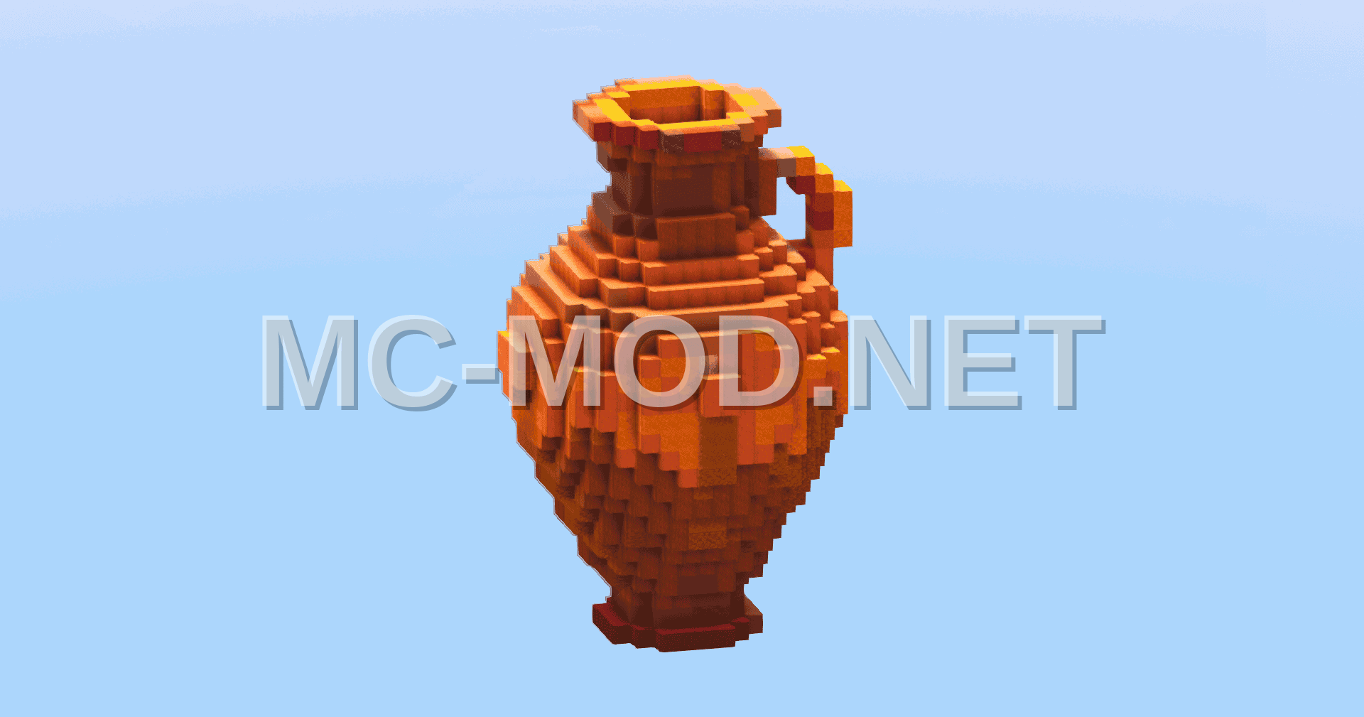Small Terracotta Vase Decoration