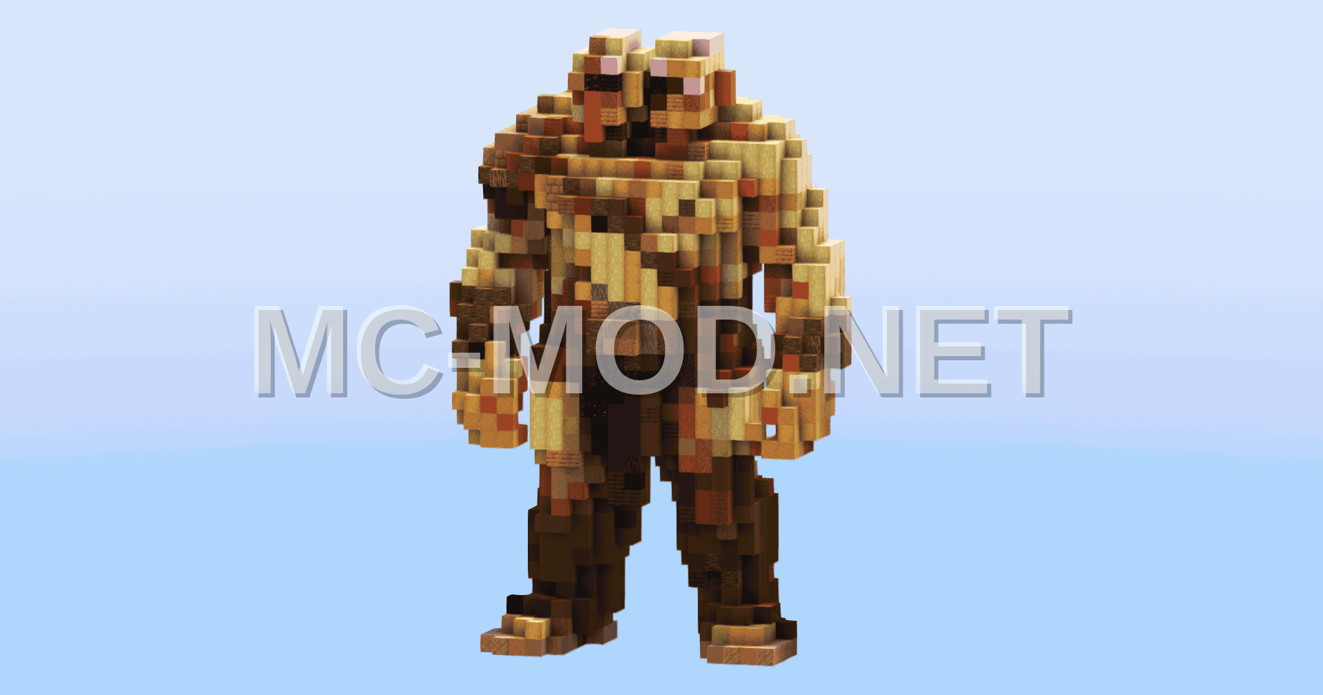 Small Two Headed Ogre Statue