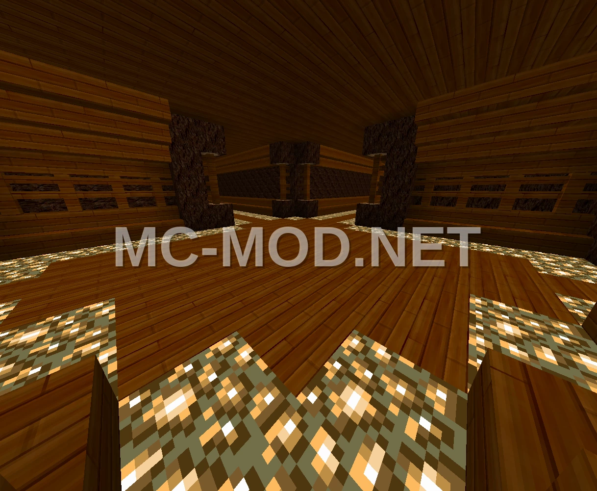 Small Wooden Shop with Multiple Entrances