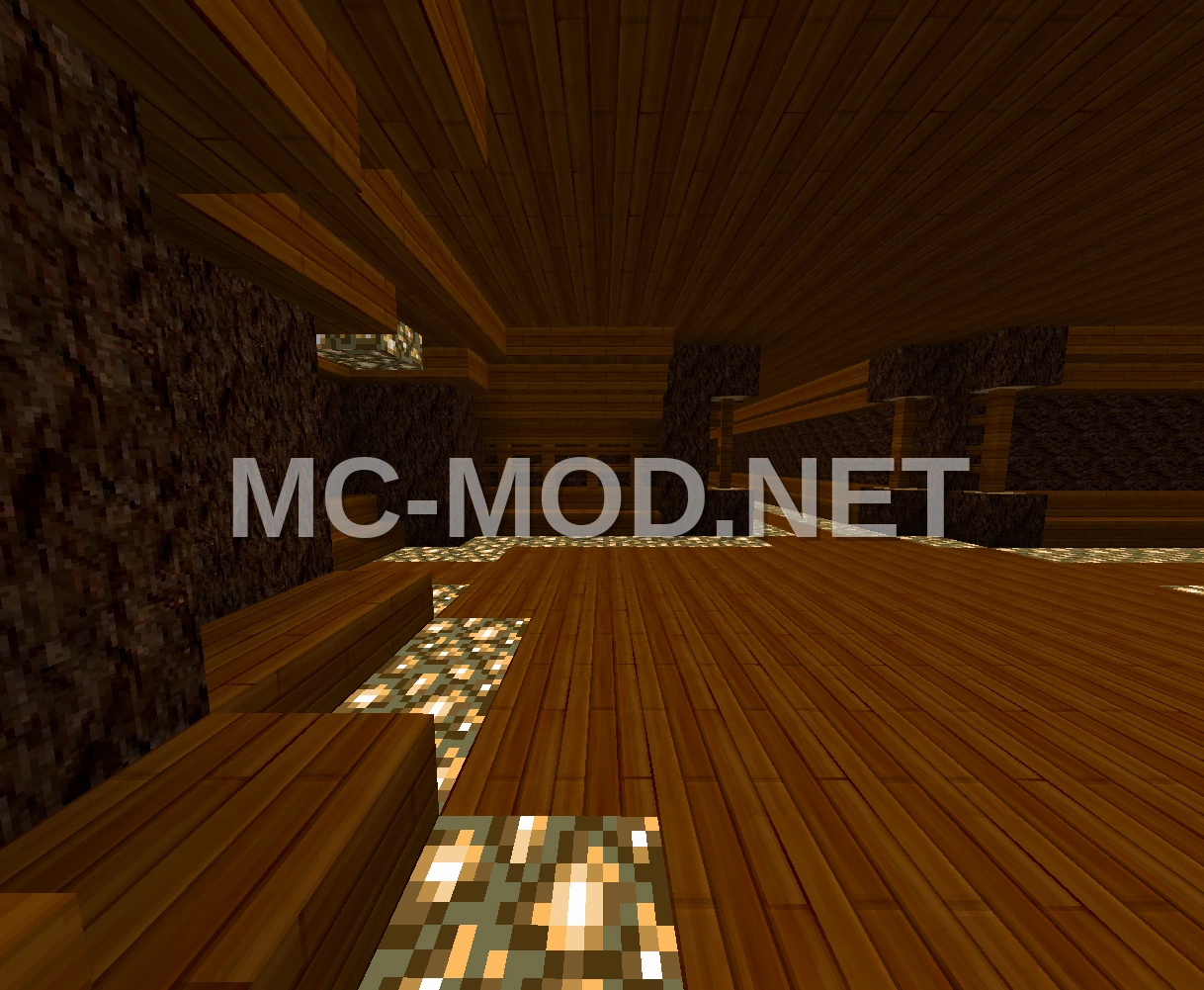 Small Wooden Shop with Multiple Entrances
