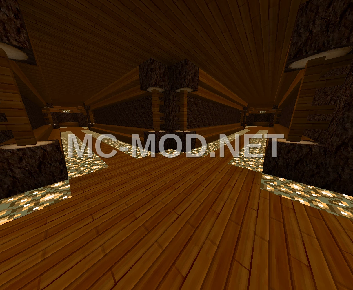 Small Wooden Shop with Multiple Entrances