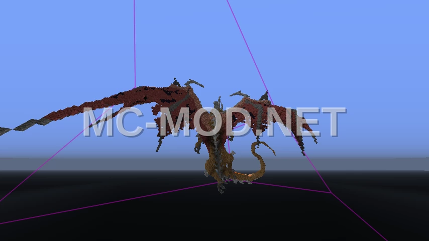 Smaug Dragon Statue – Spruce & Netherrack