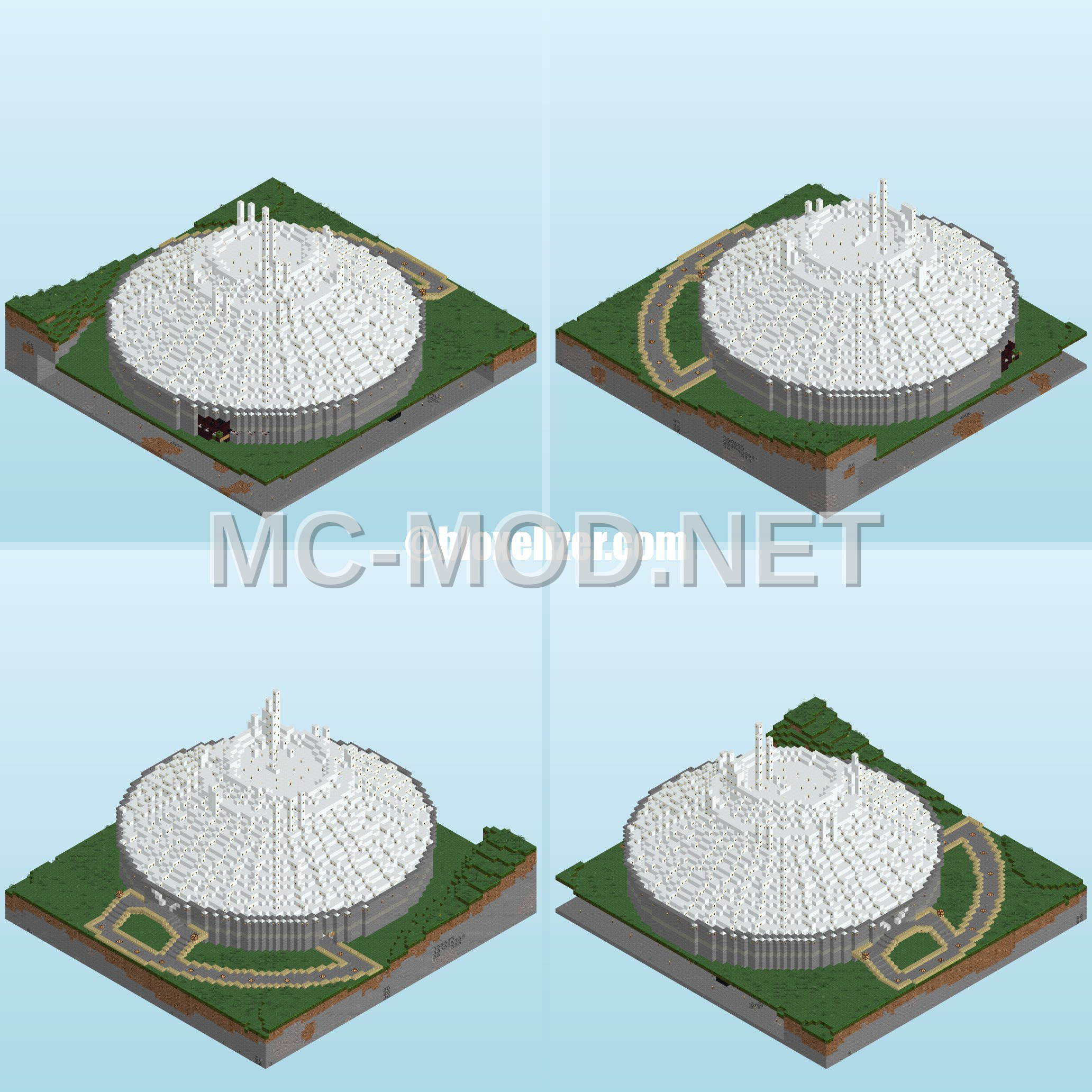 Space Mountain Roller Coaster Attraction