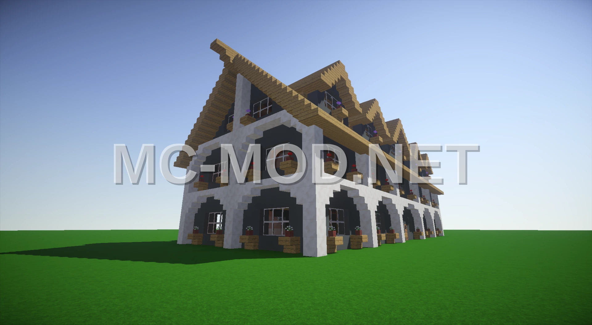 Spacious Modern Birch House Schematic