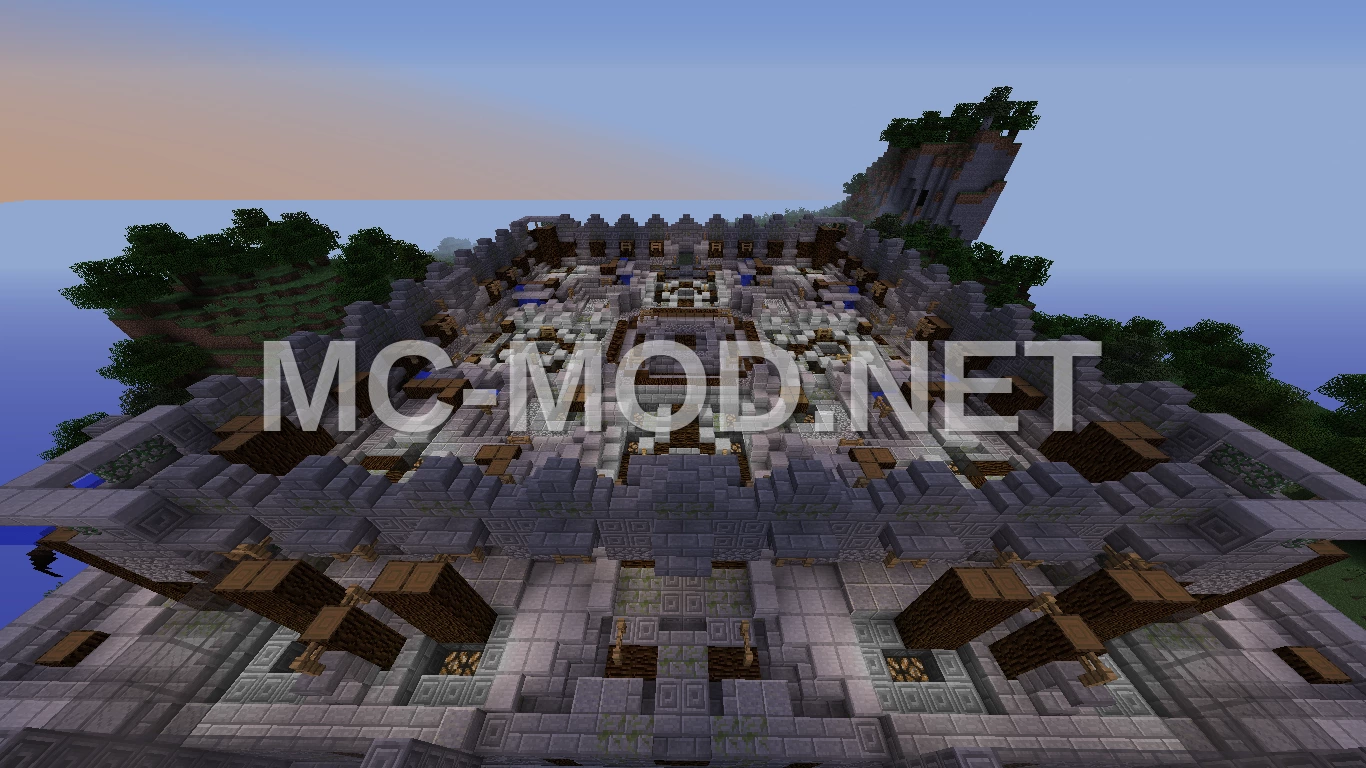 Mossy Stone Brick Spawn Base