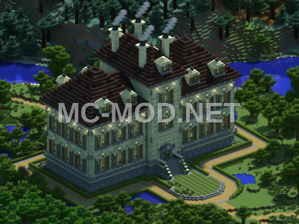 Tintin Mansion Exterior Build