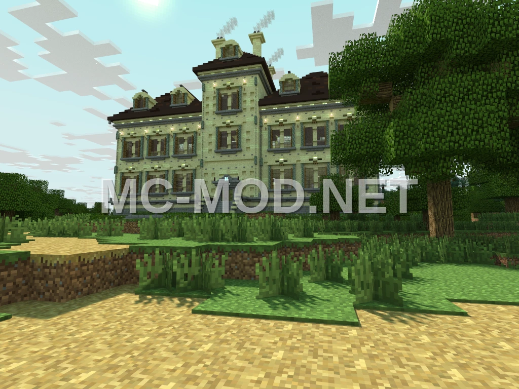 Tintin Mansion Exterior Build