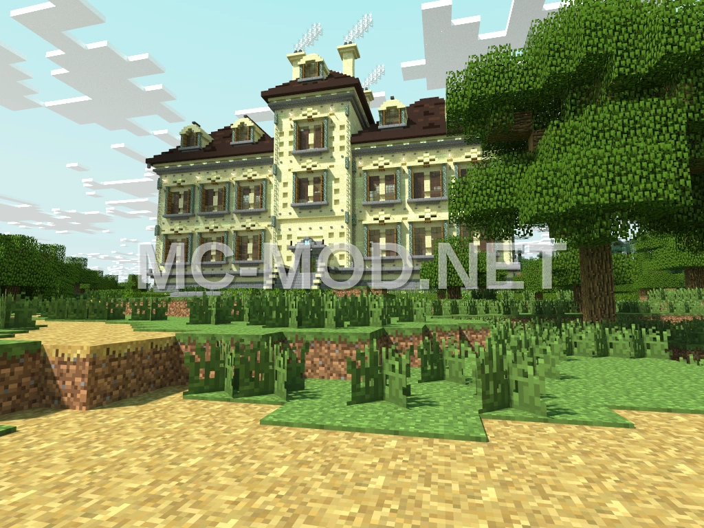 Tintin Mansion Exterior Build