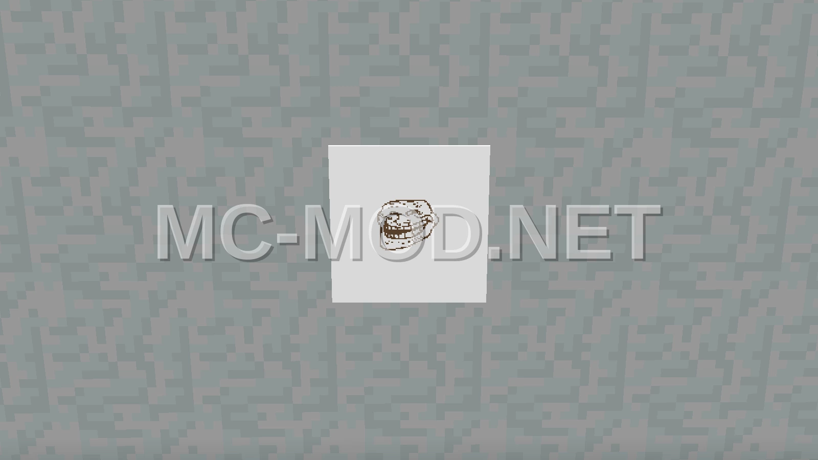 Trollface Pixel Art Decoration