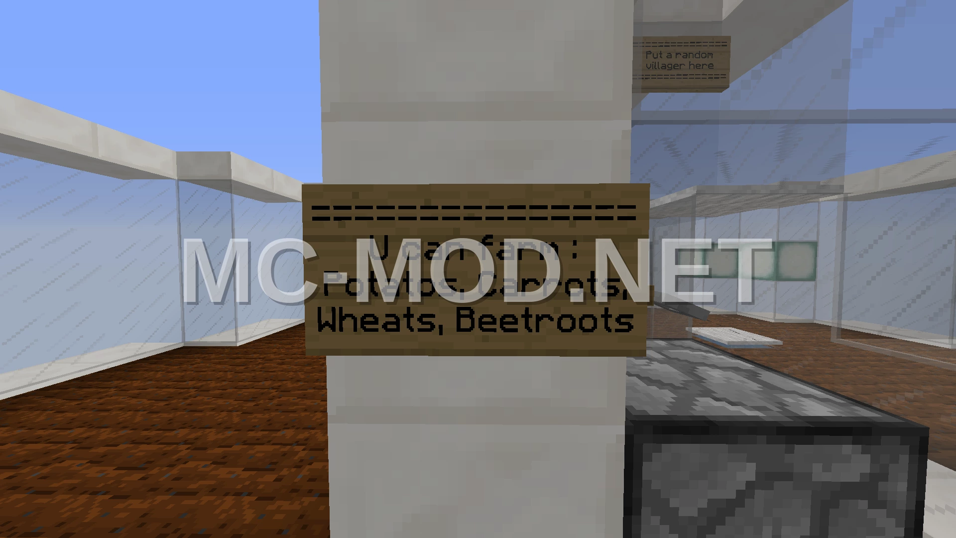 Villager Crop Farm for Potatoes and More
