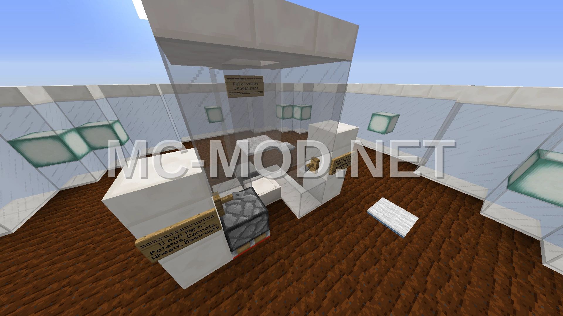 Villager Crop Farm for Potatoes and More