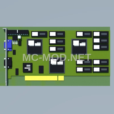 Voodoo 2 1000 PCI Graphics Card Model