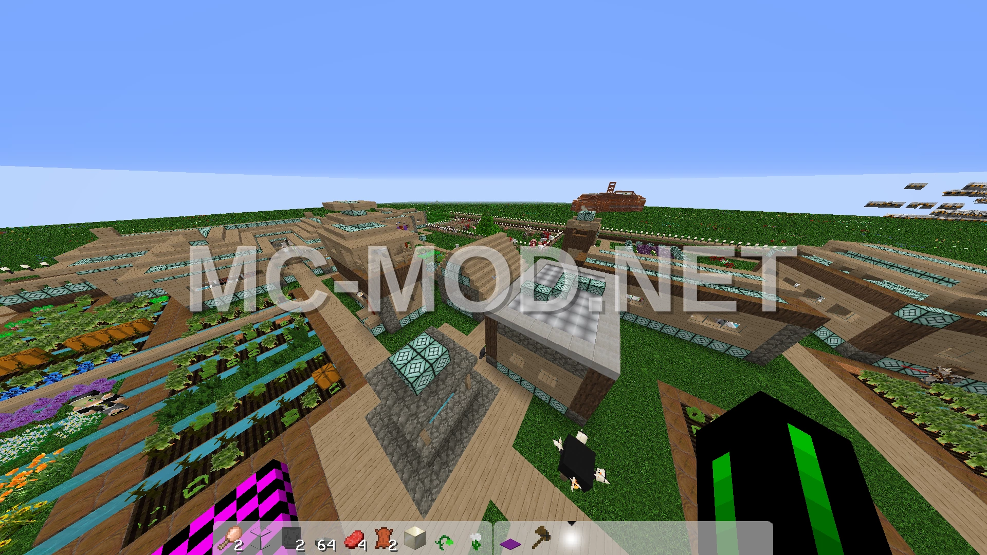 Walled Growers Village with Gardens