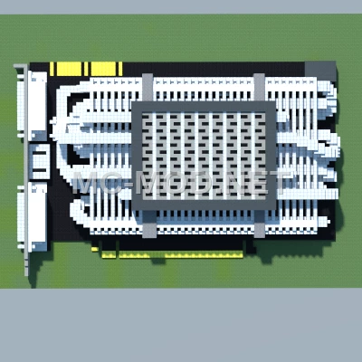Water Cooled Graphics Card PC Component