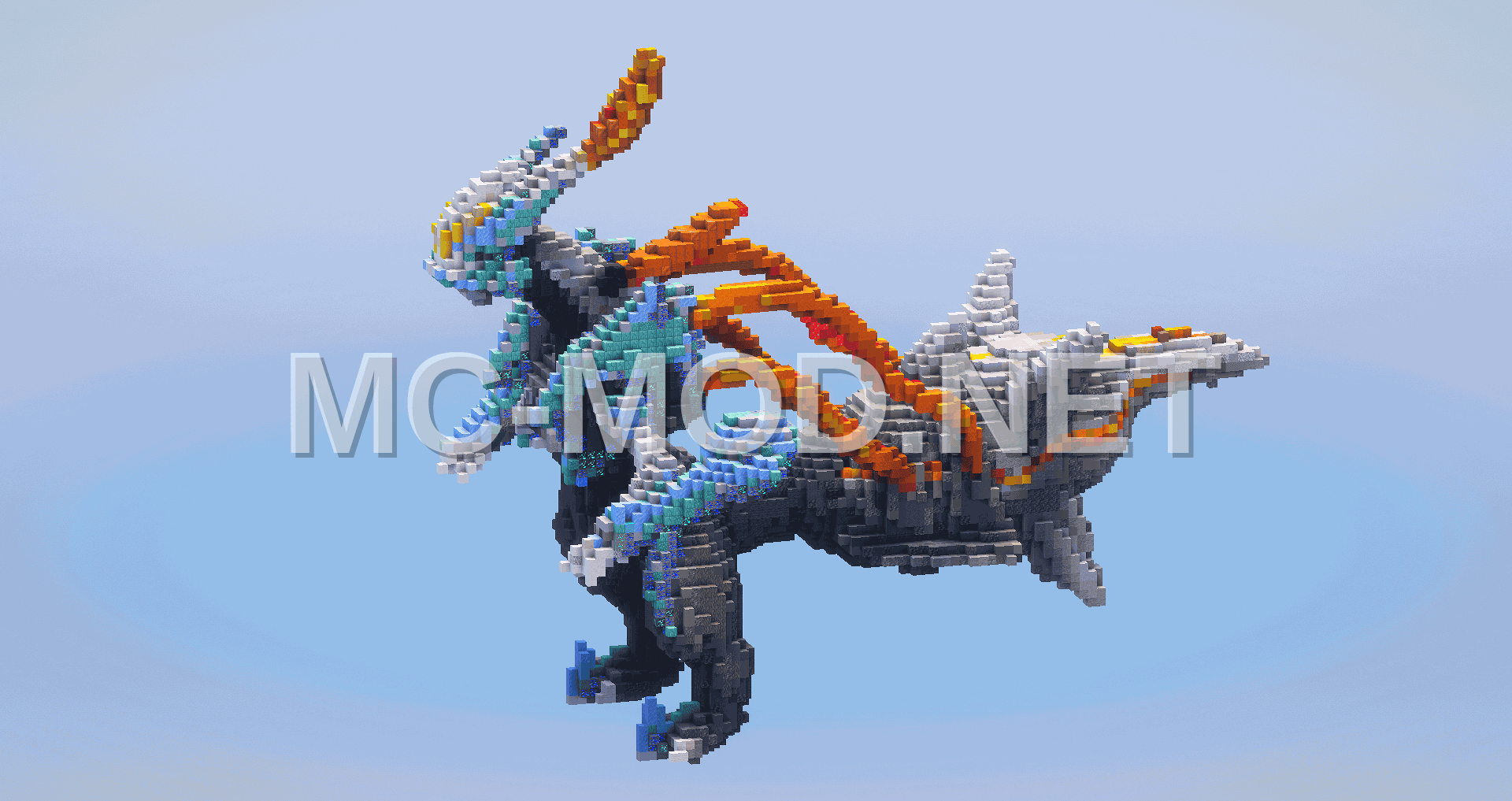 White Kyurem Minecraft Build