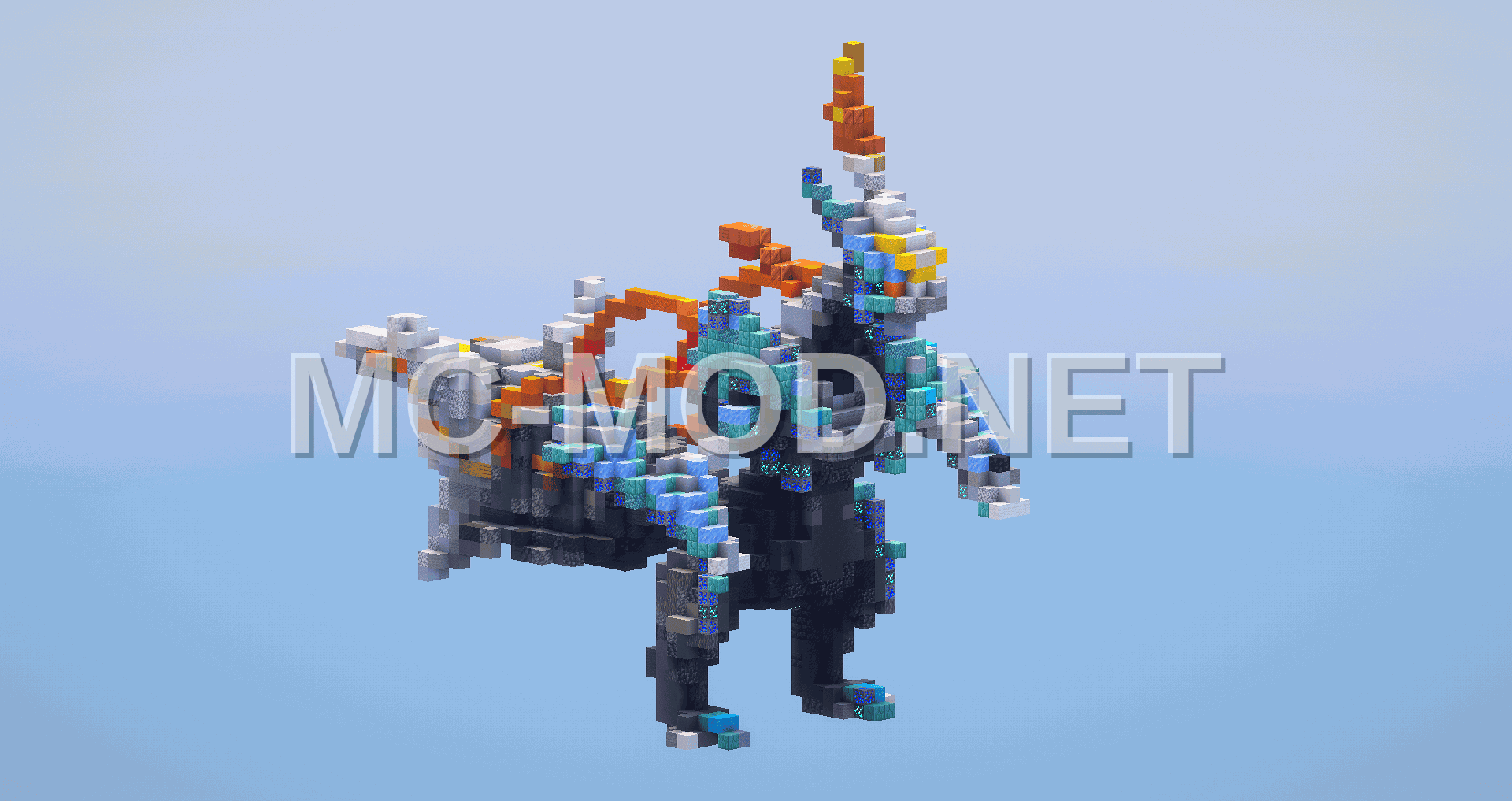 White Kyurem Pokemon Statue