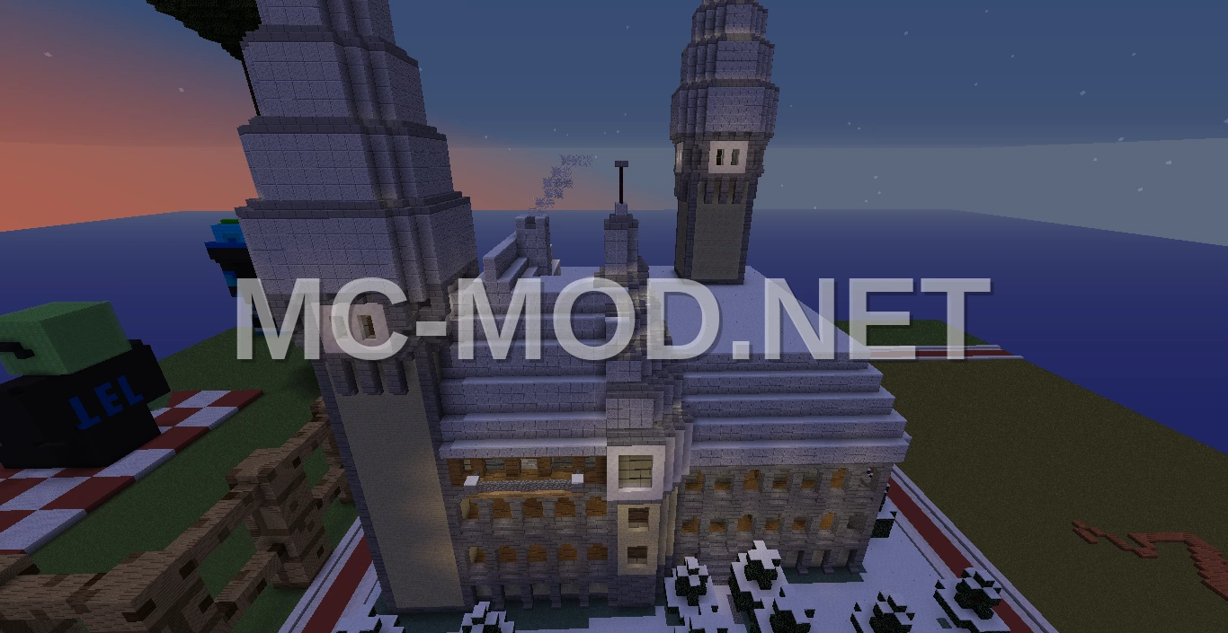 Winter Castle – Stone Bricks & Snow