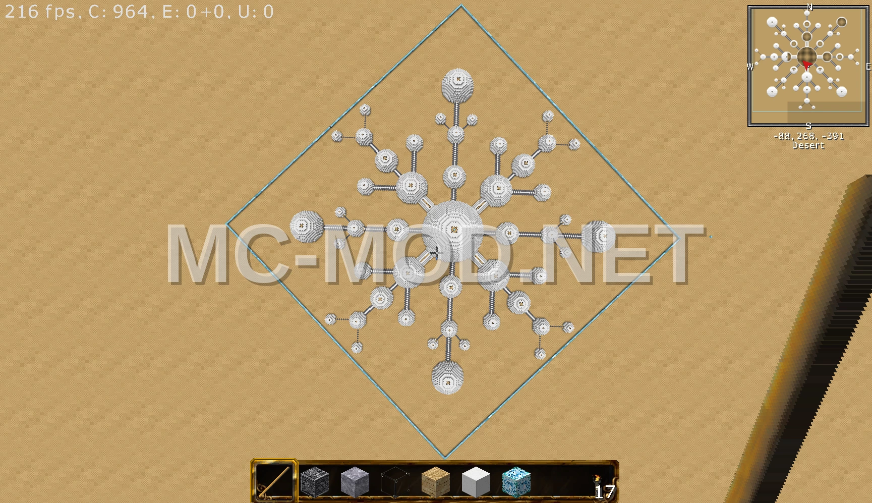 Winter Snowflake Dome Town