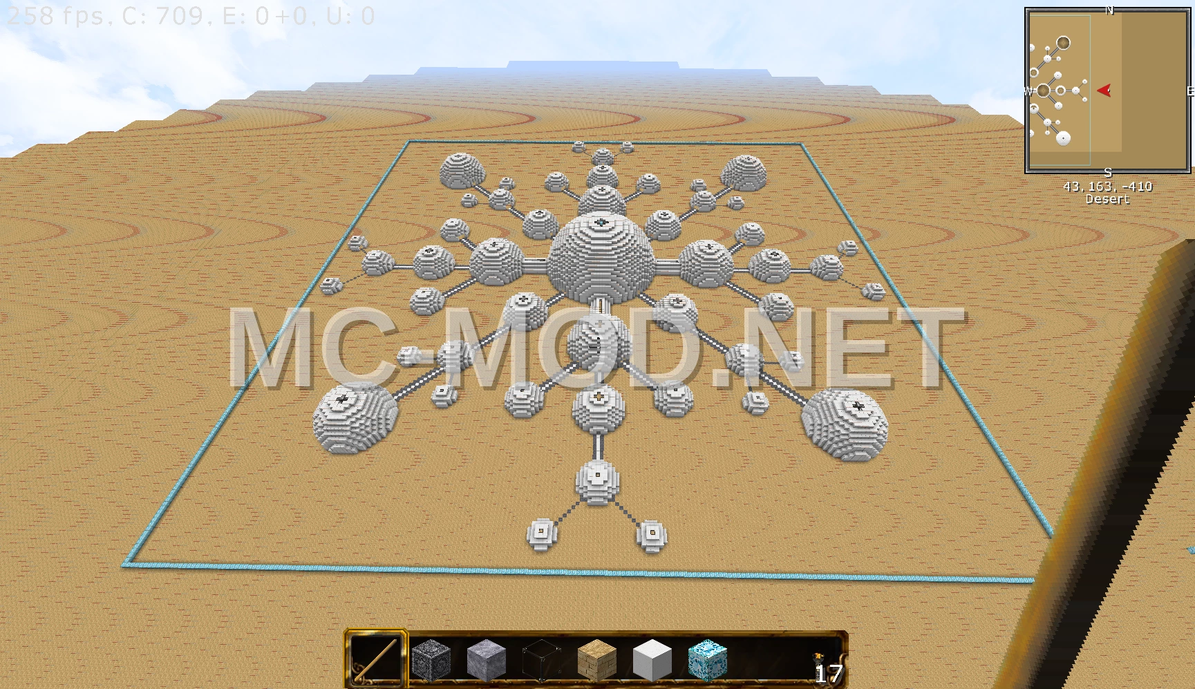 Winter Snowflake Dome Town