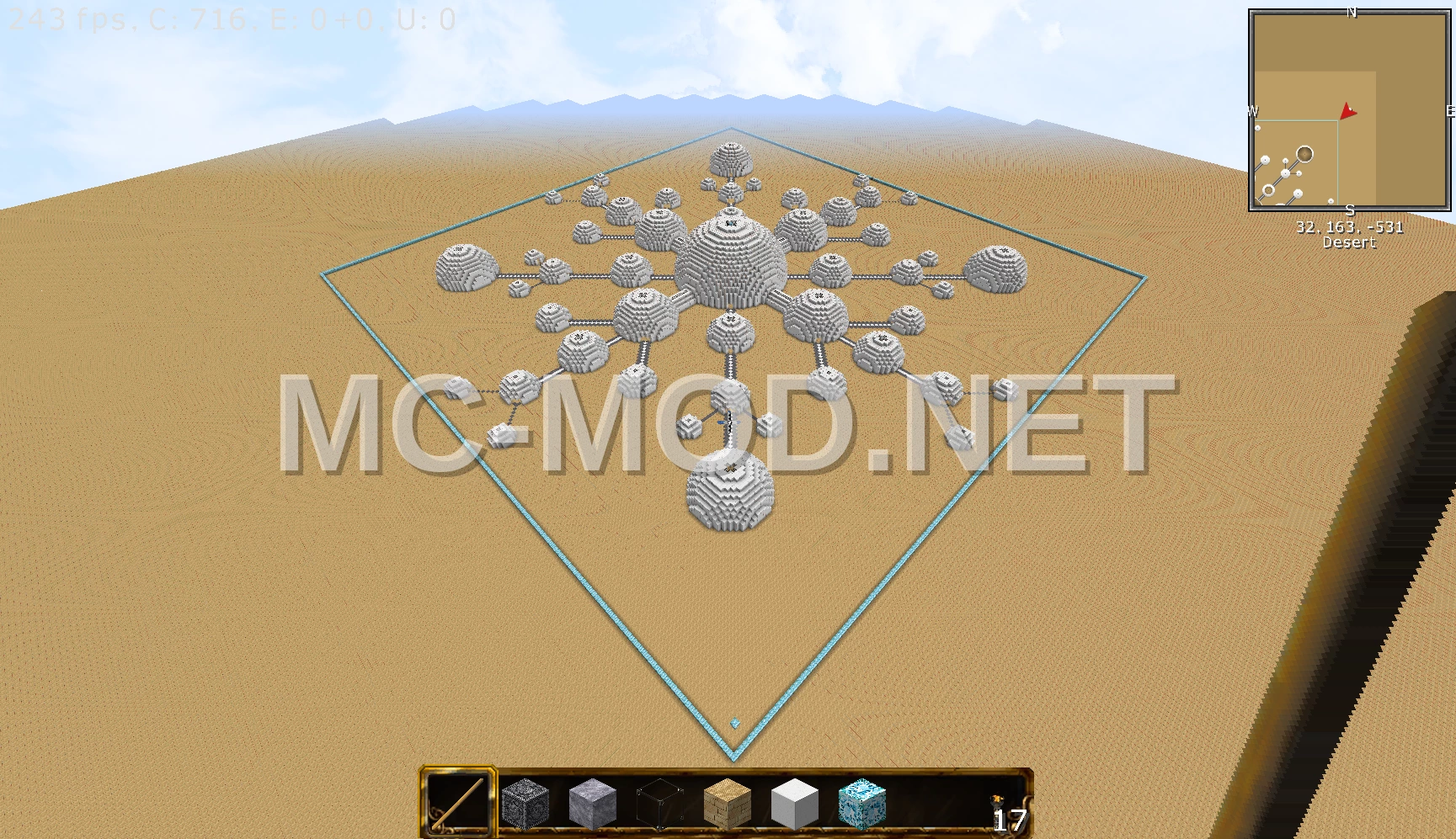 Winter Snowflake Dome Town