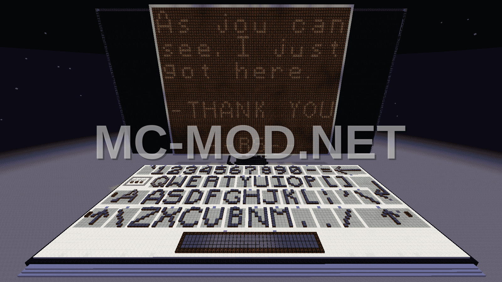 Working Minecraft Keyboard Computer
