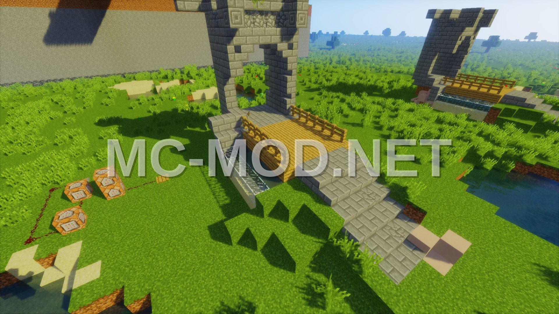 Working Redstone Drawbridge