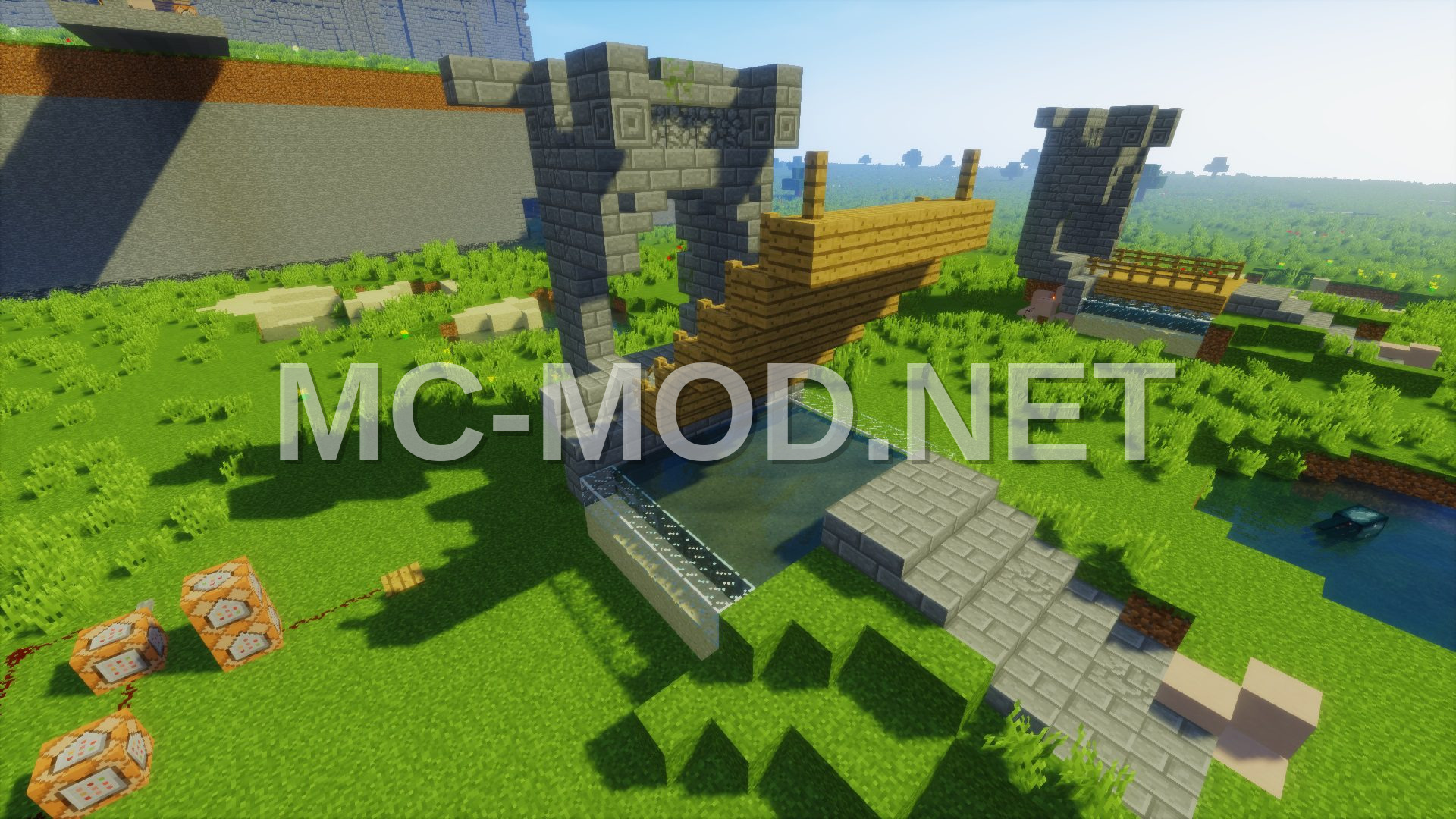Working Redstone Drawbridge